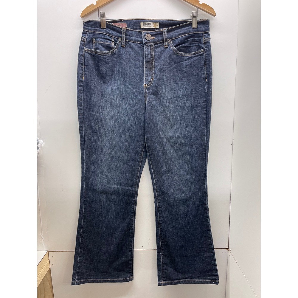 Jeanstar Premium Denim Elle Dark Wash Bootcut Jeans Womens 14P Petite 0693002